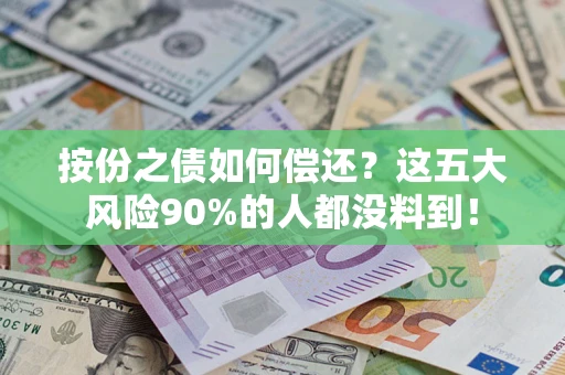 济南按份之债如何偿还？这五大风险90%的人都没料到！