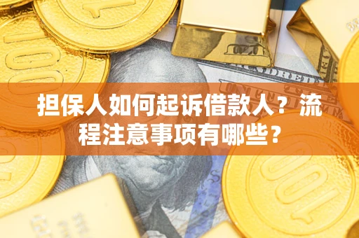 济南担保人如何起诉借款人？流程注意事项有哪些？